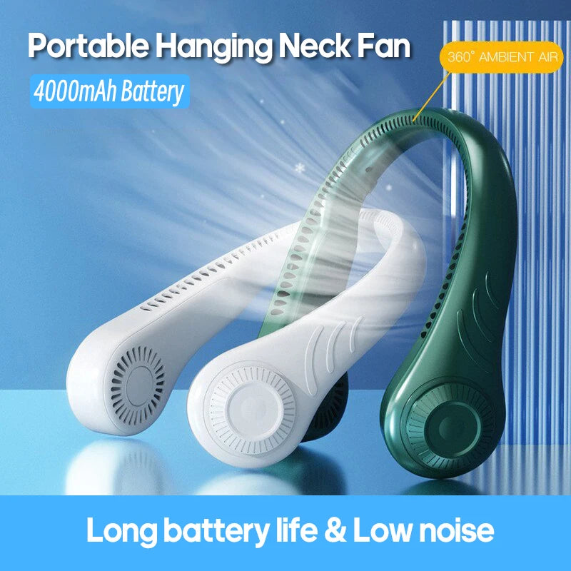 Mini Portable Hanging Neck Fan